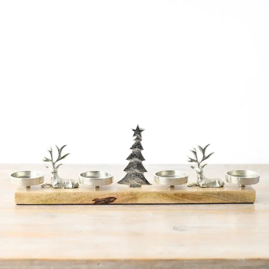 Deer Scene tea light  Holder